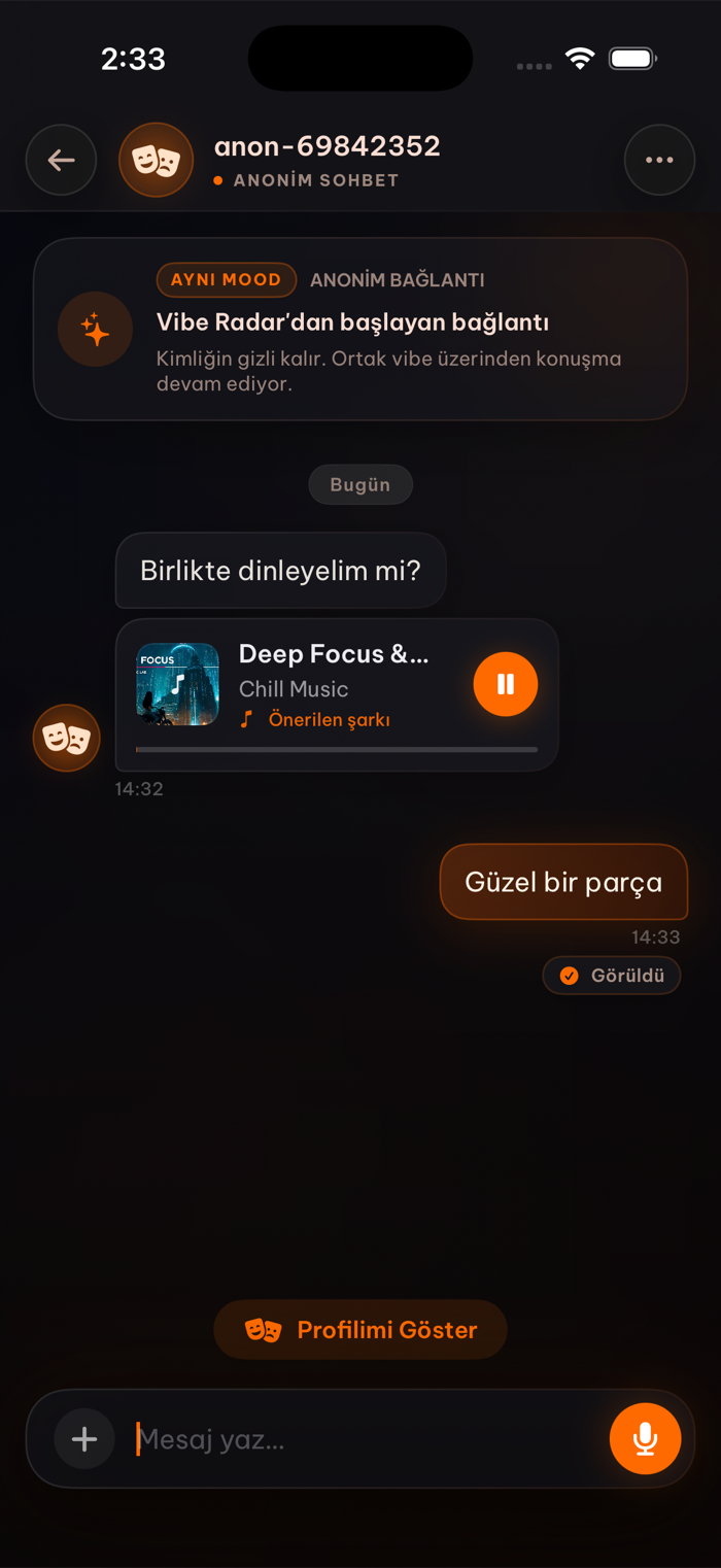 Zynkra anonim sohbet ekranı